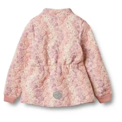 A-line Thermo Jacket Lilac Flower Rainbow
