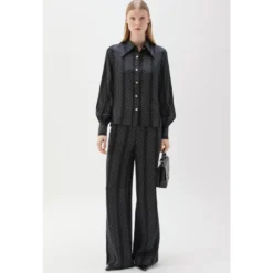 Andy Printed Silk Trouser