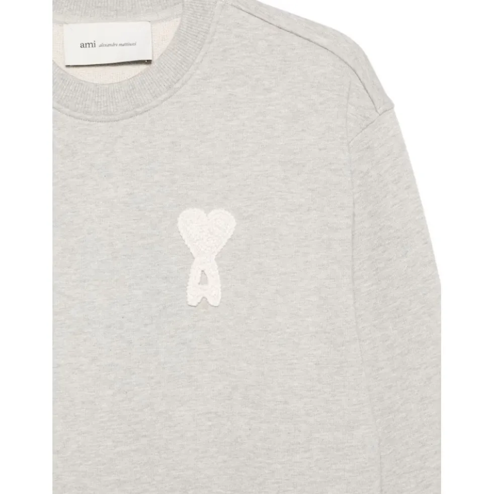 Appliqued Crew Neck Sweatshirt