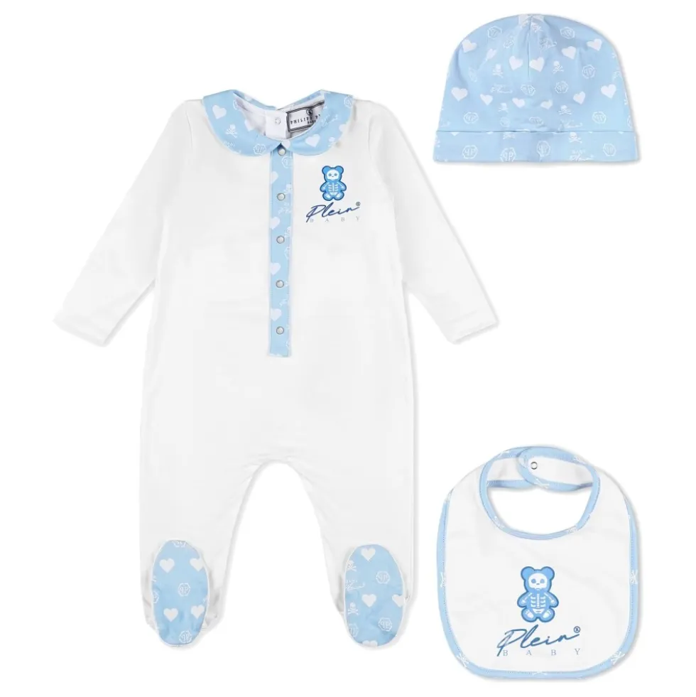 Babygrow + Bib + Hat