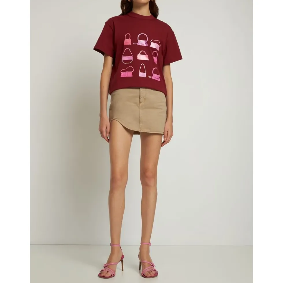 Bag-print Short-Sleeved T-shirt