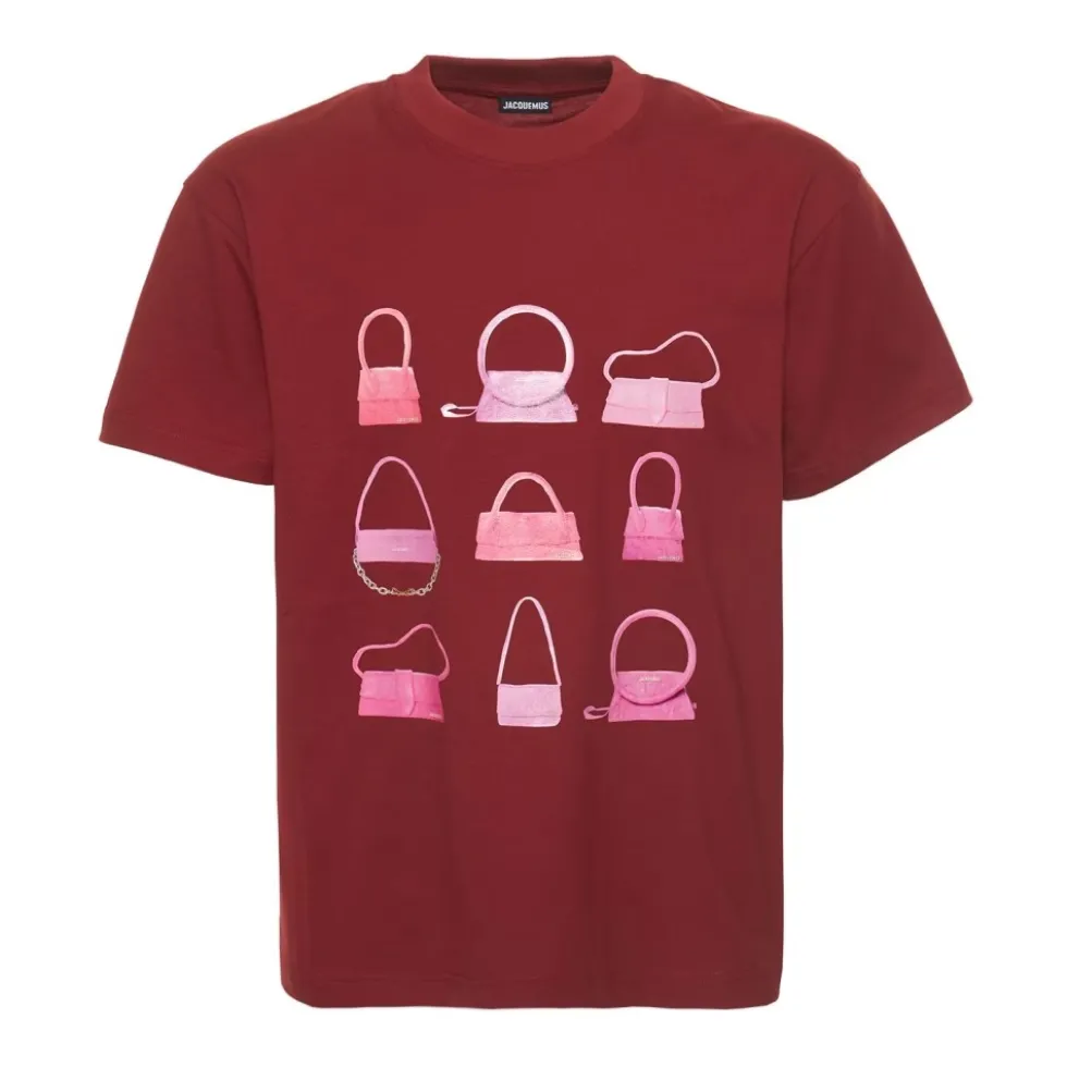 Bag-print Short-Sleeved T-shirt