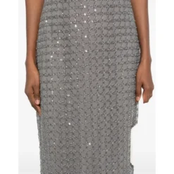 Beaded Maxi Tube Dress
