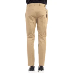 Beige Stretch Bomuldsbukser