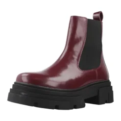 Blank Læder Chelsea Støvler