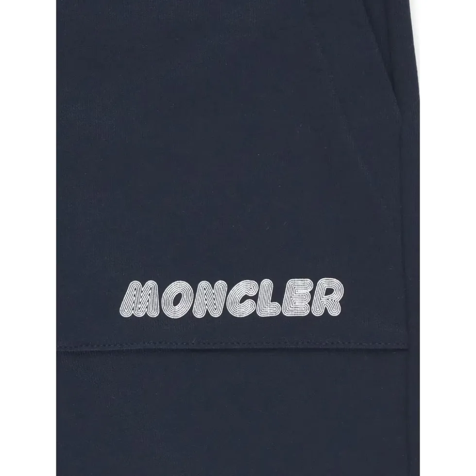Blå Bomuld Bermuda Shorts til Drenge