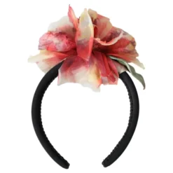 Blomstret Sort Tiara Kvinder Hovedbånd Diadem