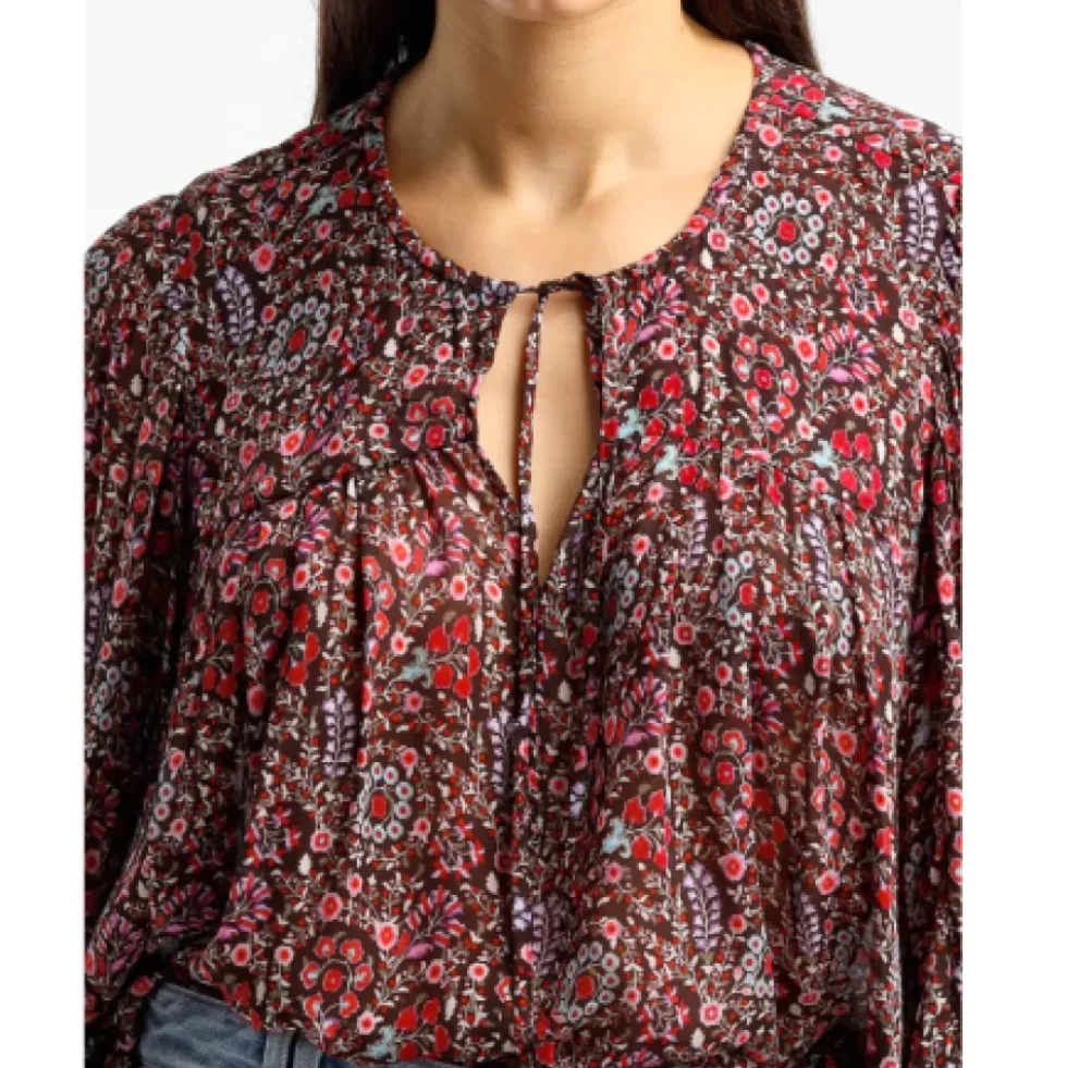 Blomstret Top