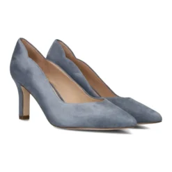 Blå Ruskind Elegante Pumps Model 72442