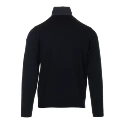 Blå Sweater Half Zip Stil