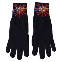 Blå Uld Unisex Statement Handsker