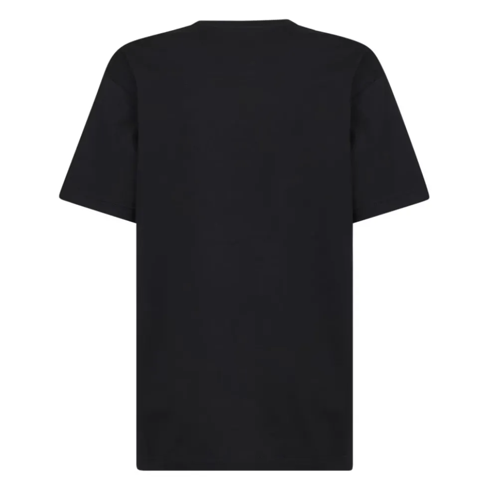 Bomuldsjersey T-shirt med broderi