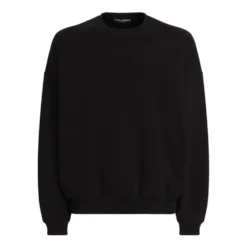 Bomulds sweatshirt med logo