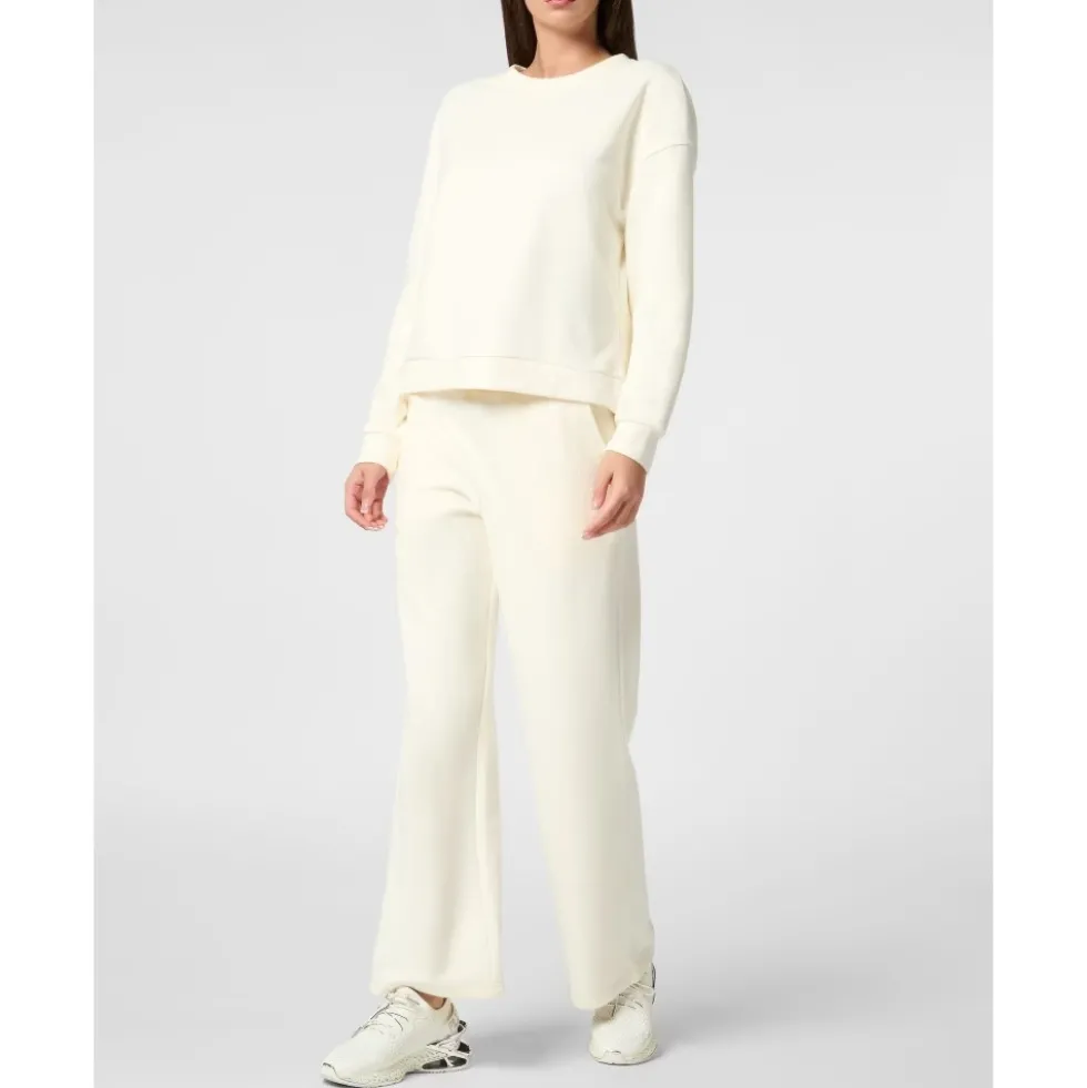 Boxy Fit Sweatshirt Round Neck LS