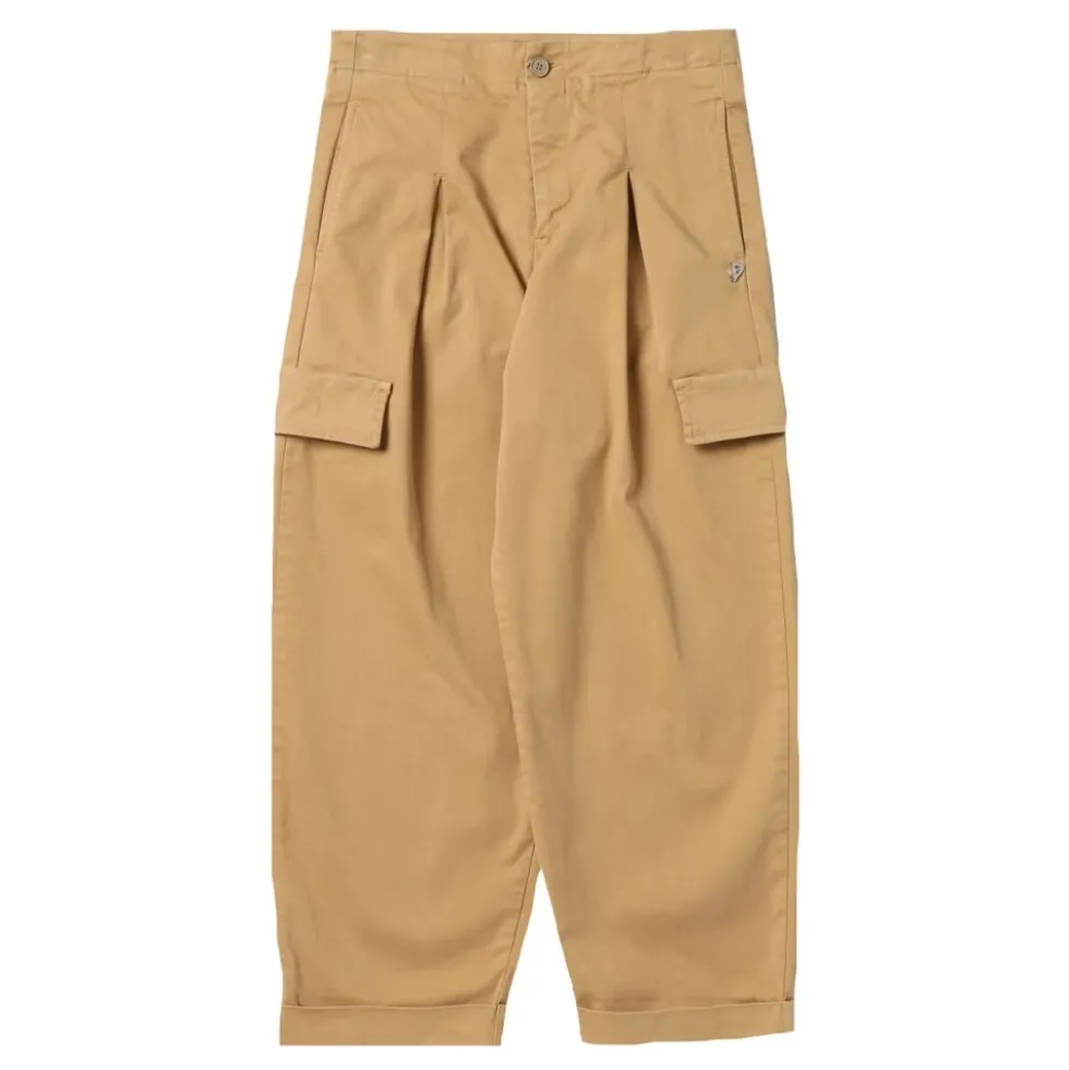 Børn Beige Cargo Bukser