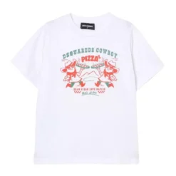 Børn Cowboy Pizza T-shirt