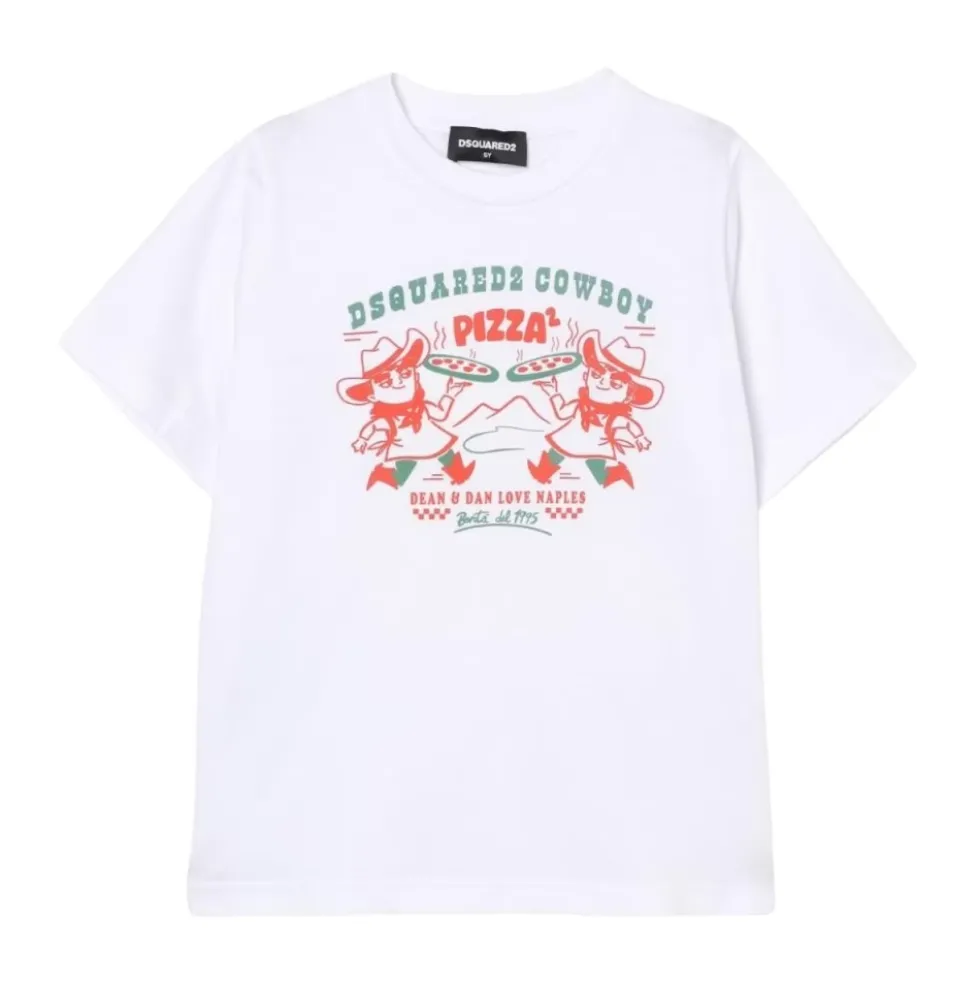 Børn Cowboy Pizza T-shirt