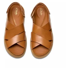 Brun damesandal Aristella Sun