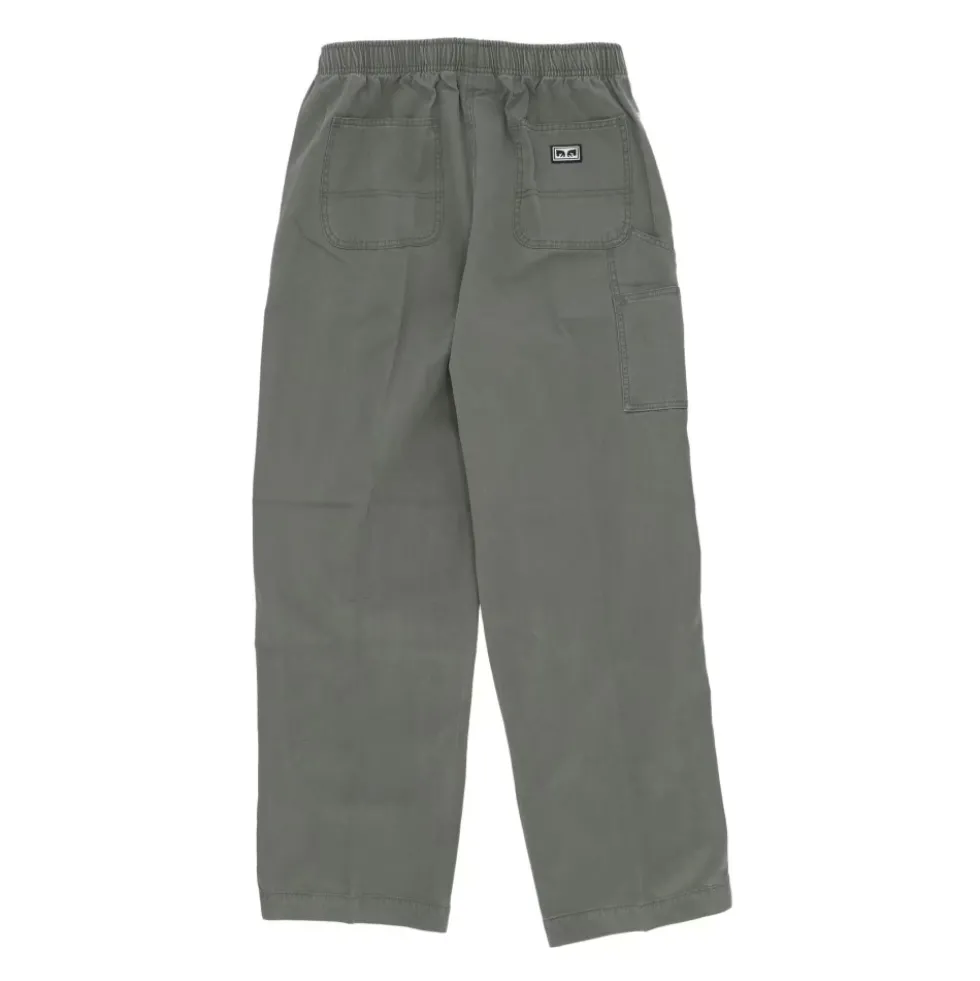 Canvas Pant med Dobbelt Stof Knæ