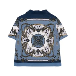 Cargo-print Poplin Skjorte