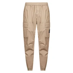 Cotton Canvas Cargo Trousers