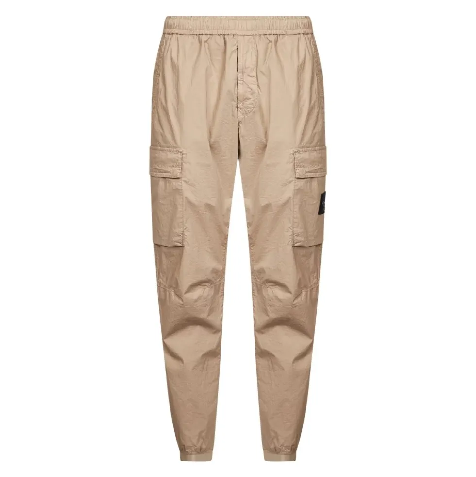 Cotton Canvas Cargo Trousers