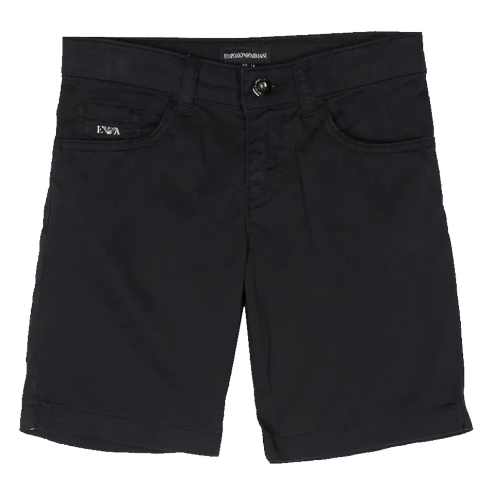 Cotton Five-Pocket Bermuda Shorts