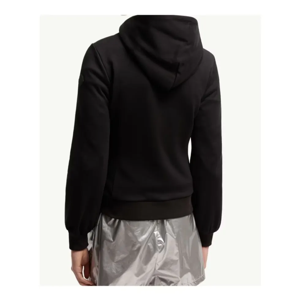 Cotton Fleece Padded Zip-Up Hættetrøje