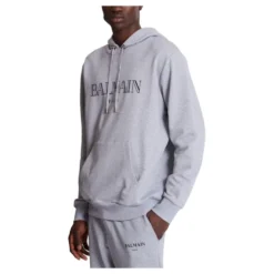 Cotton printed Vintage logo hoodie