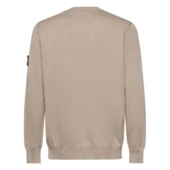 Crewneck Sweater med rullede kantsømme