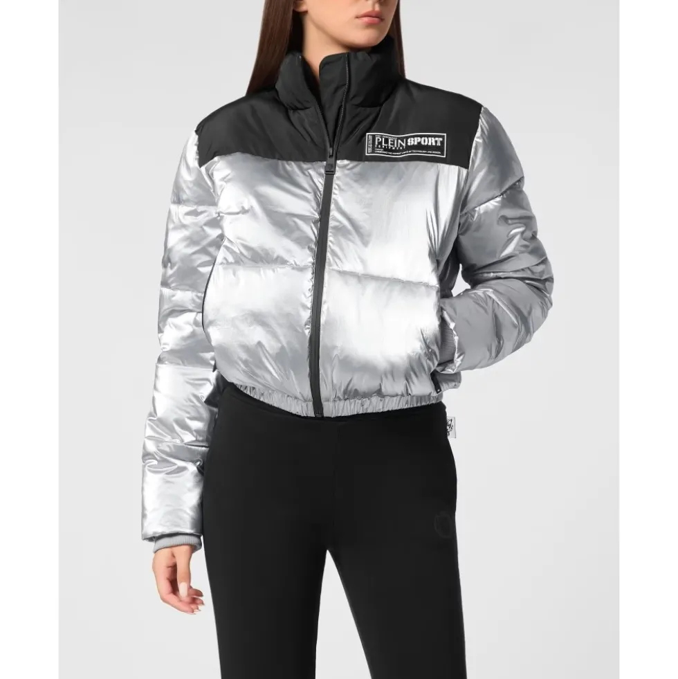 Cropped Bomber Jacket