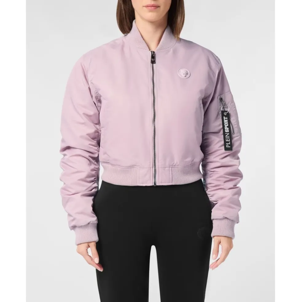 Cropped Bomber Jakke