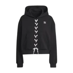 Cropped Hoodie med blonde detaljer
