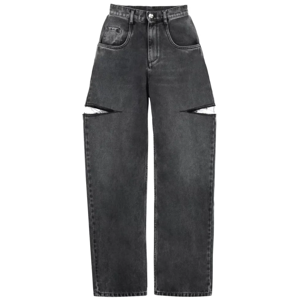 Cut-out Jeans