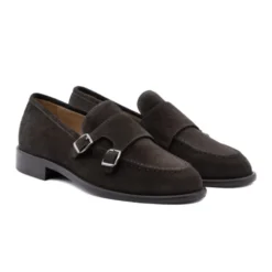23070-C-VS3.EBONY Loafer med dobbeltspænde