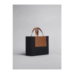 Denim Brun Skuldertaske