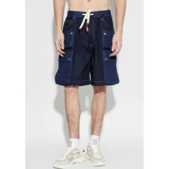 Denim Cargo Shorts