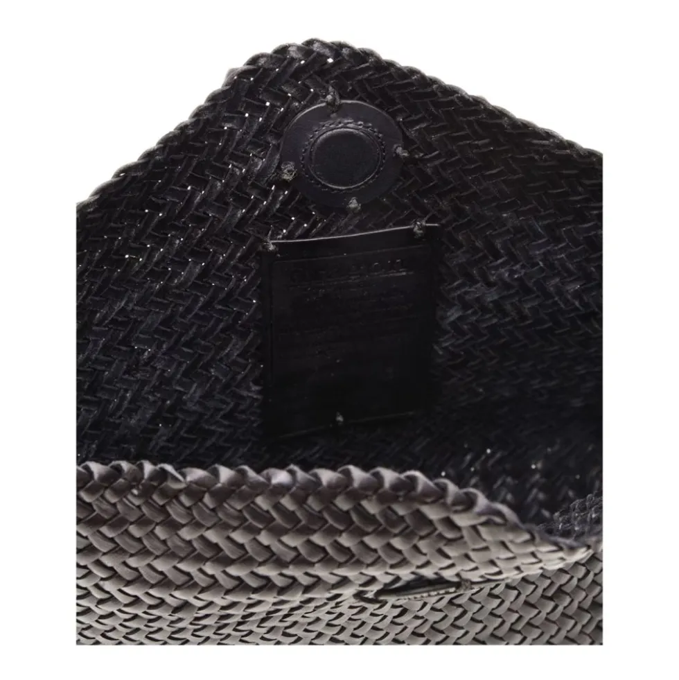Diagonal Weave Flap Corsina Taske