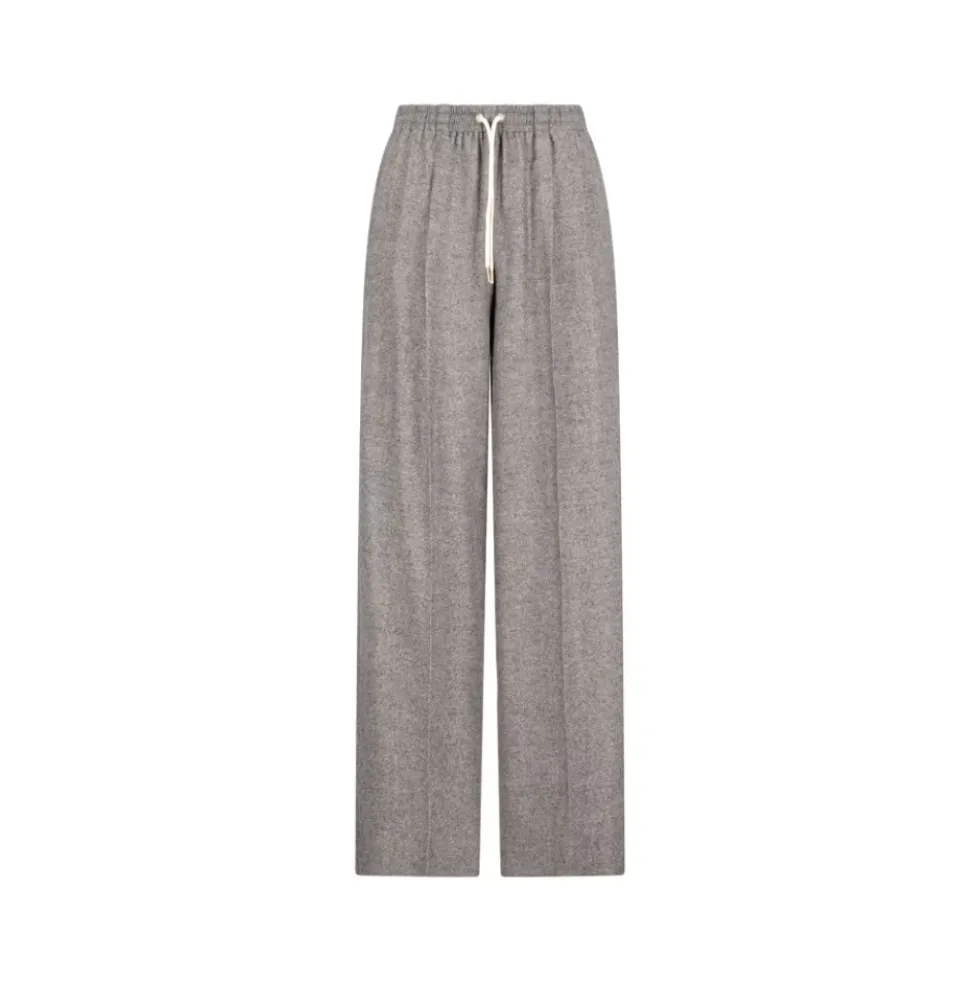 Drawstring Bukser i Kashmirflannel