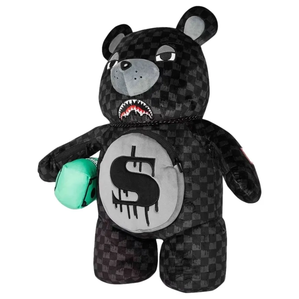 Dripping Sharks in Paris Moneybear Teddy Bear Rygsæk