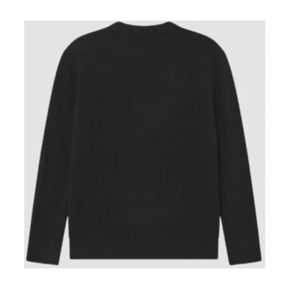 Eddie Wool Rib Crewneck Knit