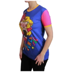Elegant bomuldst-shirt med Supergirl-motiv