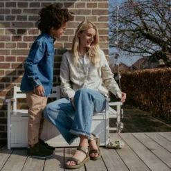 Elegante flade sandaler med Natural Soft Technology