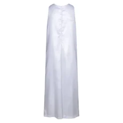 Elegant jumpsuit med krydsede stropper og skjult lynlås bagpå