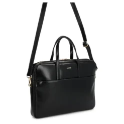 Elegant læder computertaske
