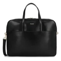 Elegant læder computertaske