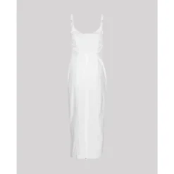 Elegant Ruched Cup Midi Kjole