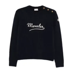 Embroidered Logo Crew Neck Sweater
