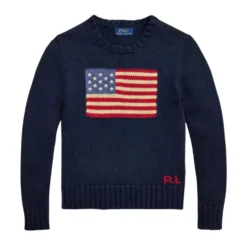 Flag Crewneck Sweater