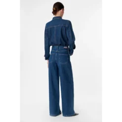 Flared Jeans med høj talje